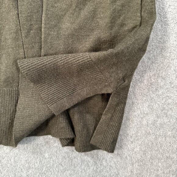 Pink Clover Open Front Cardigan Sweater With Pockets Women's Medium Green - Picture 3 of 10